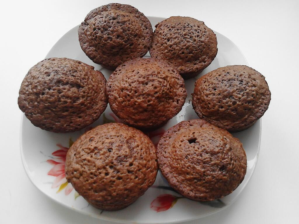 Фото рецепт Очень шоколадные маффины