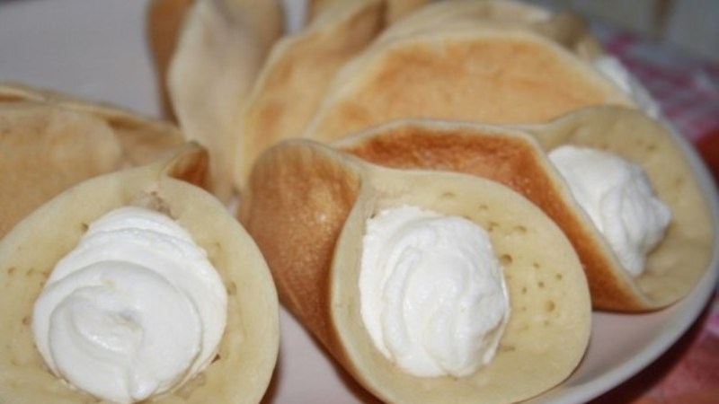 Фото рецепт Катайеф (арабские блинчики)