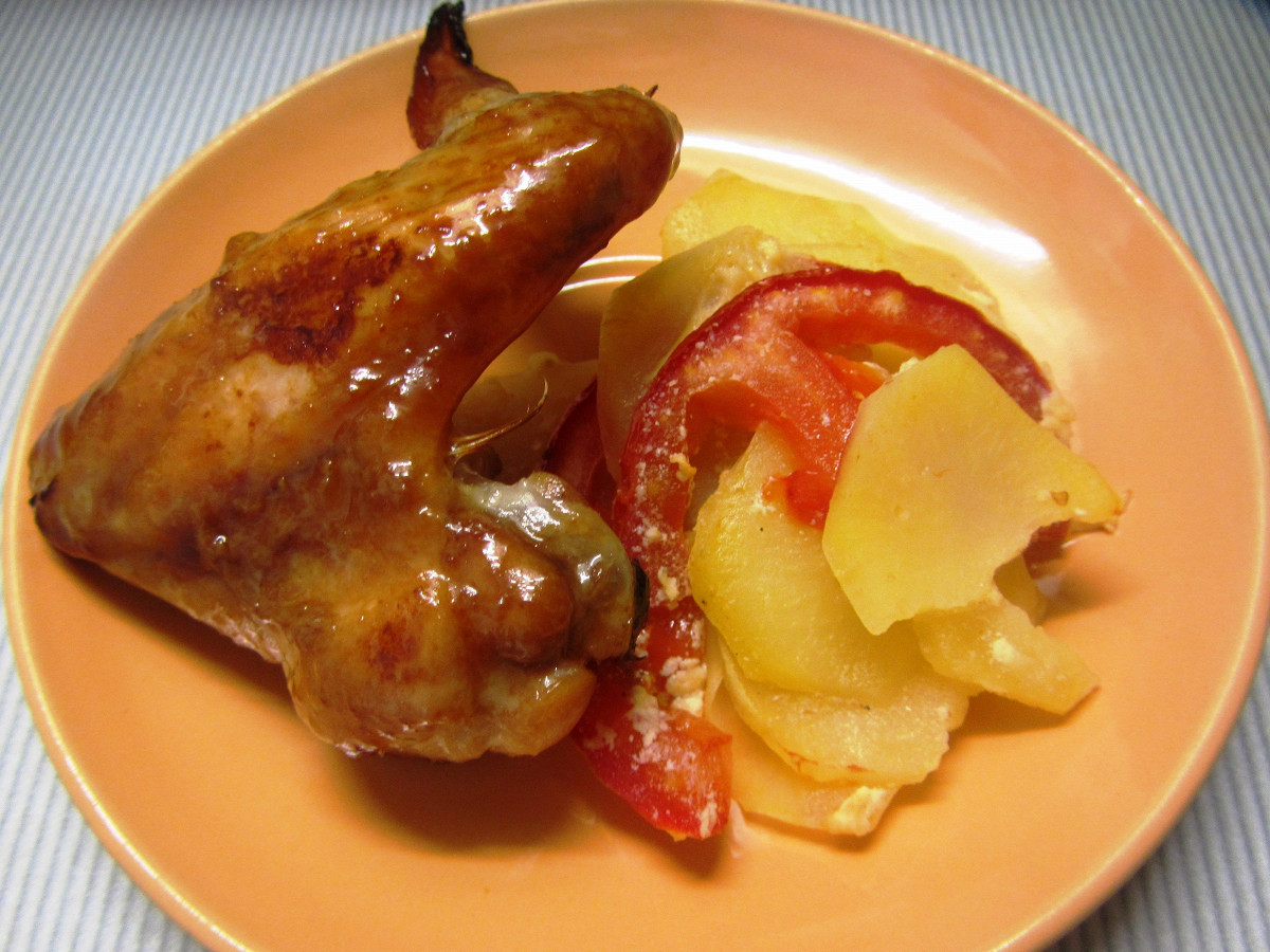 Фото рецепт Медовые куриные крылышки