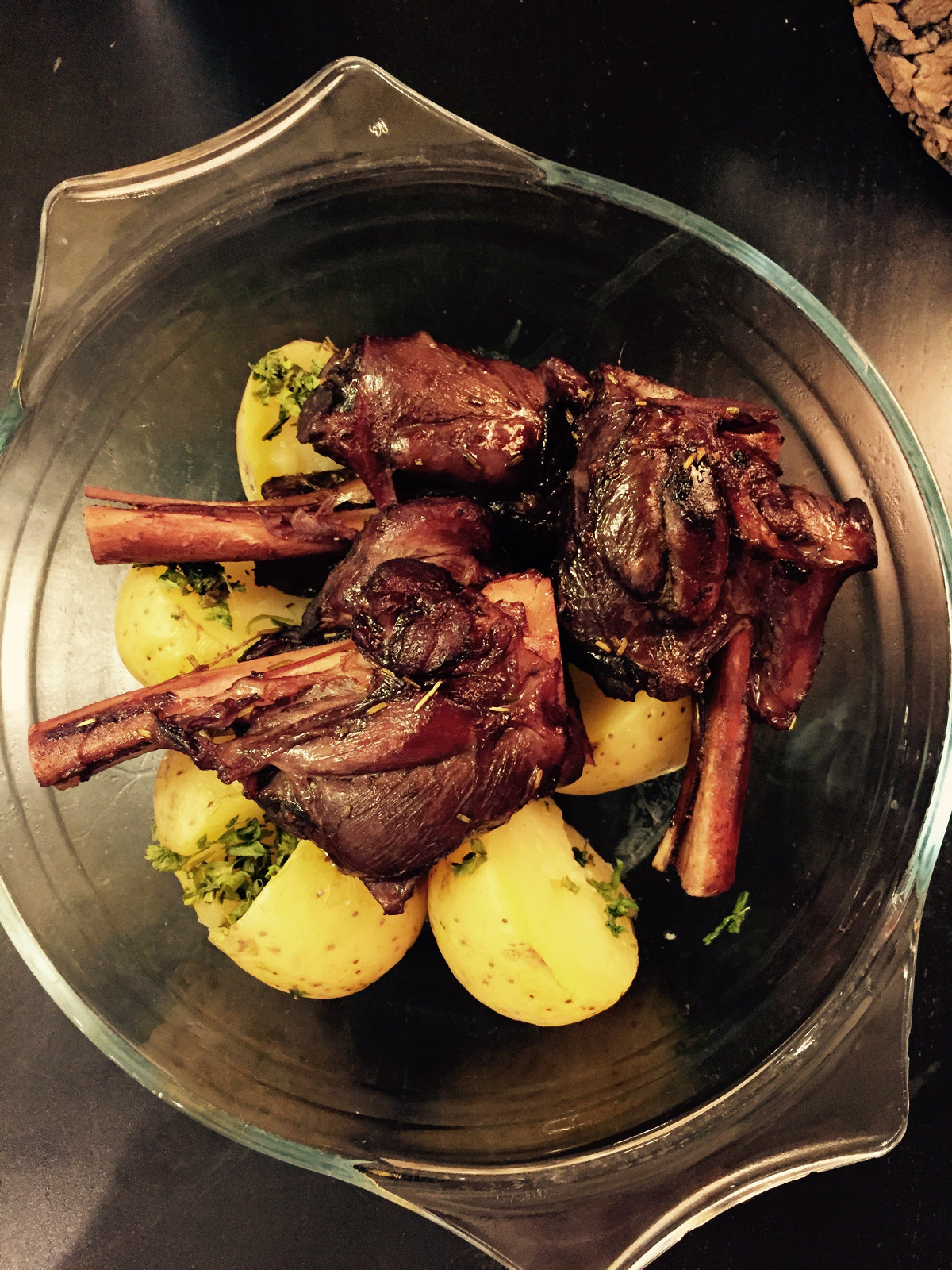 Фото рецепт Баранина в красном вине