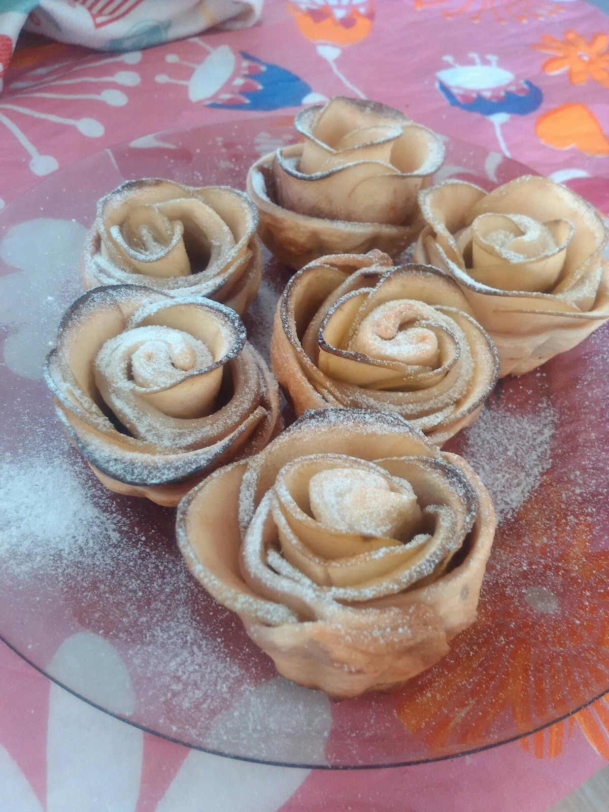 Фото рецепт Яблочные розы