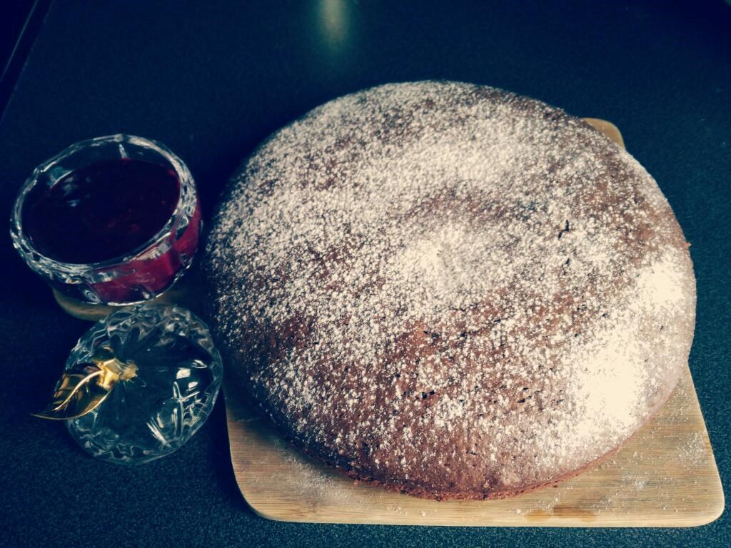 Фото рецепт Французский шоколадный торт (Gateau au Chocolat)