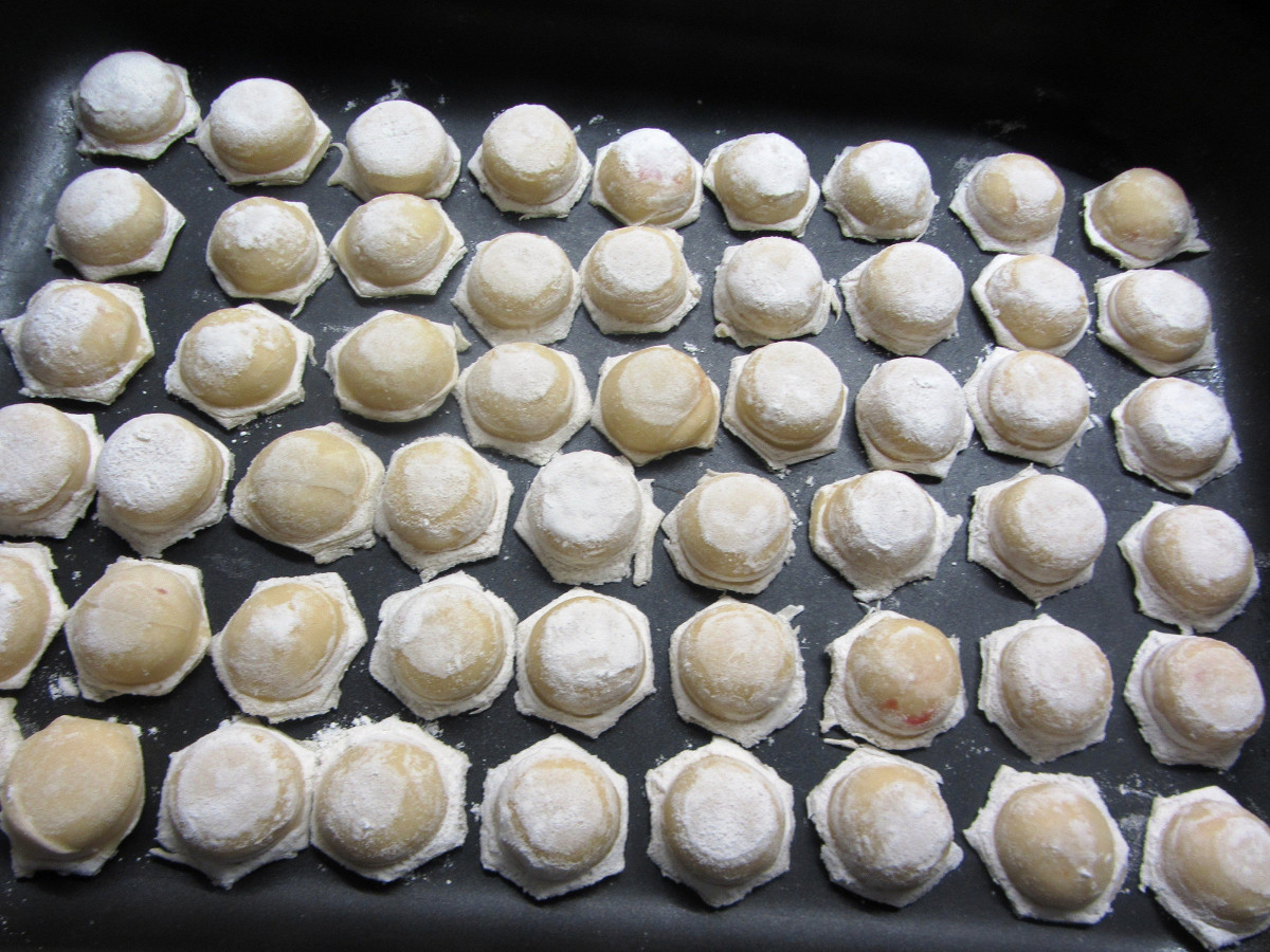 Фото рецепт Тесто для вареников и пельменей