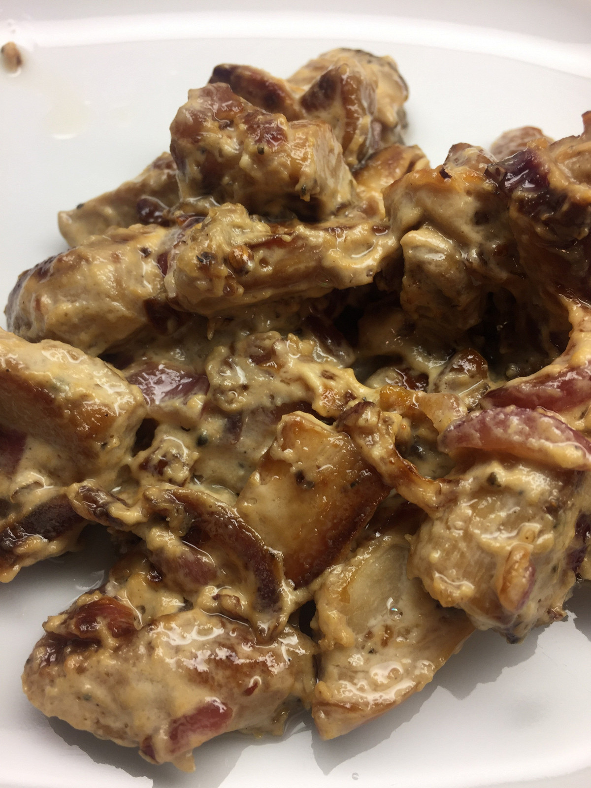 Фото рецепт Боровики жареные с луковой подливкой