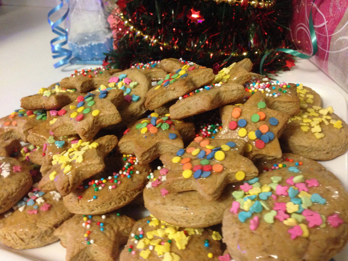 Фото рецепт Печенье с имбирем, корицей и цедрой апельсина