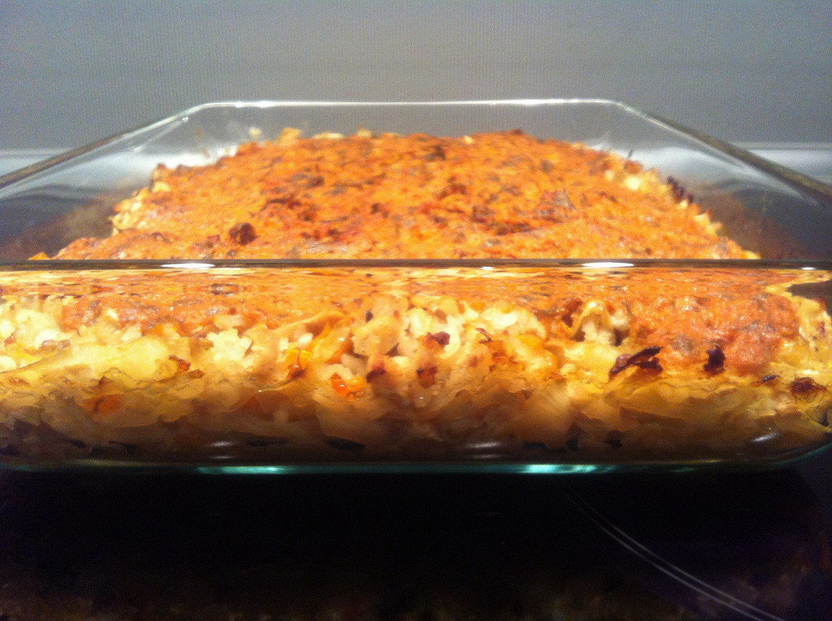 Фото рецепт Ленивые голубцы с томатным соусом