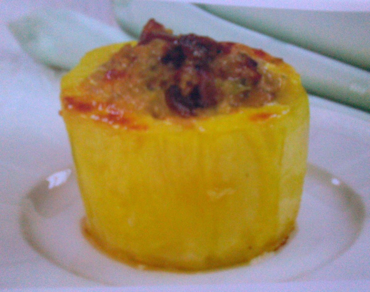 Фото рецепт Кабачки по-русски с грибами