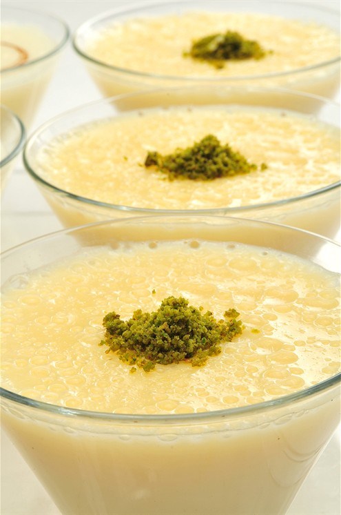 Фото рецепт Лимонный пудинг с цедрой