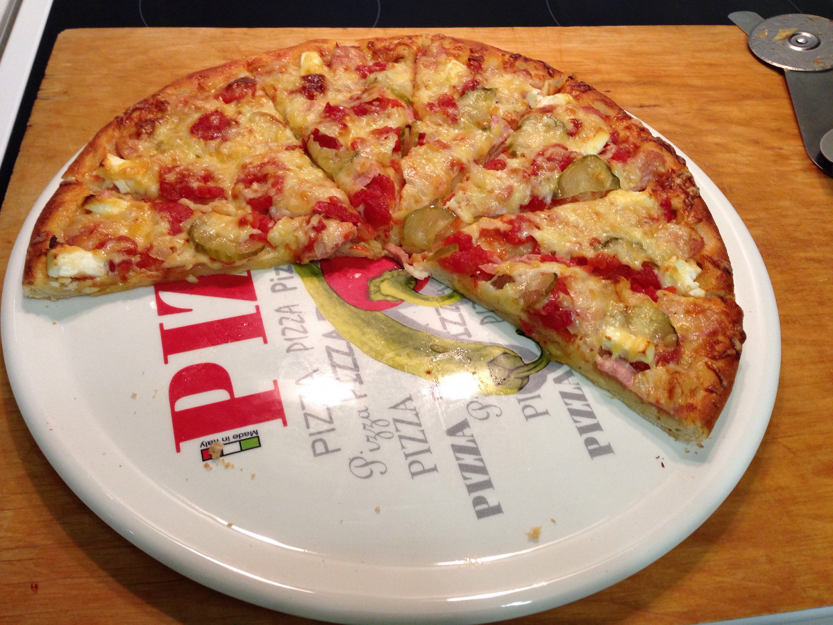 Фото рецепт Тесто для пиццы от Джейми Оливера