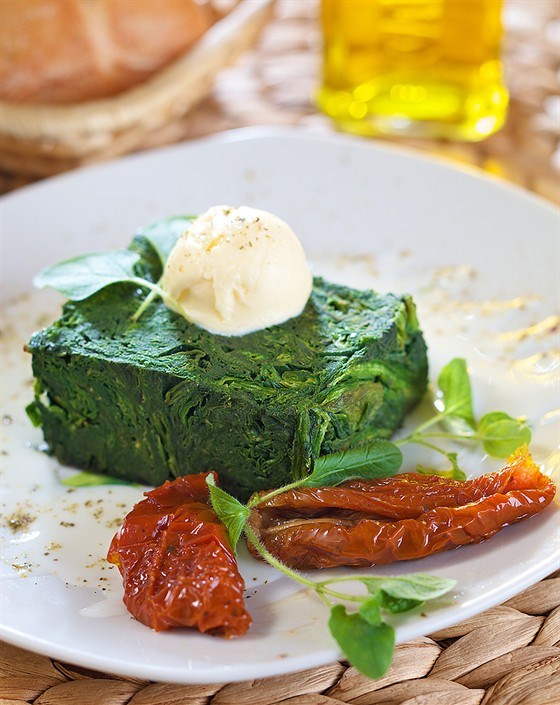 Фото рецепт Шпинат со сливками