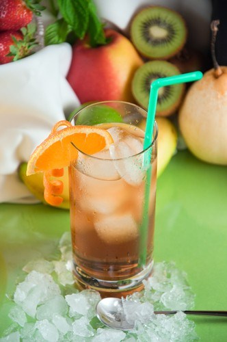 Фото рецепт Апельсиновый холодный чай