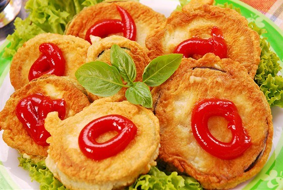 Фото рецепт Баклажанные оладьи