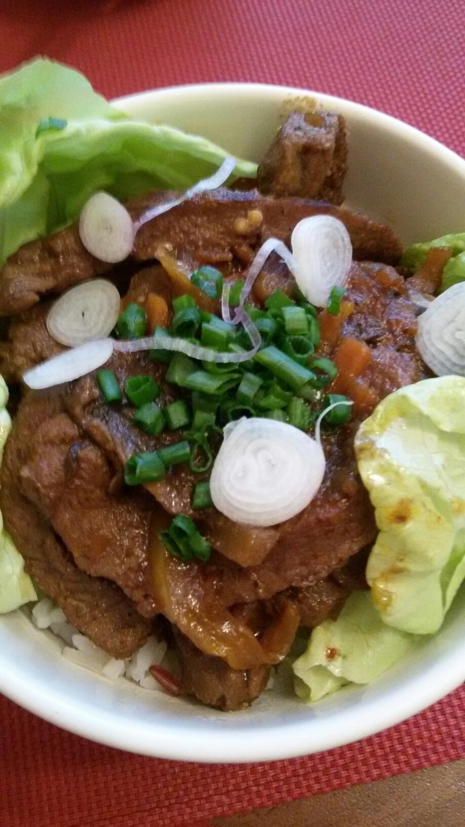 Фото рецепт Говядина с баклажанами по-китайски