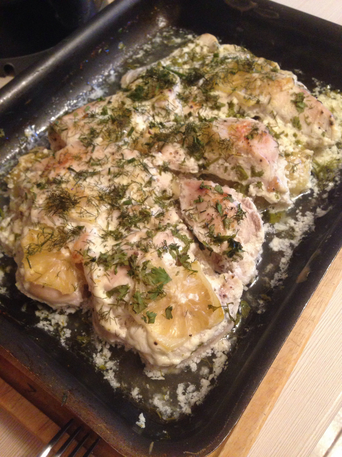 Фото рецепт Филе курицы с лимоном