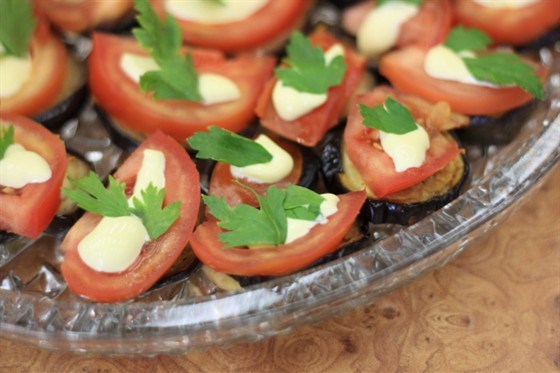 Фото рецепт Стейки из баклажанов