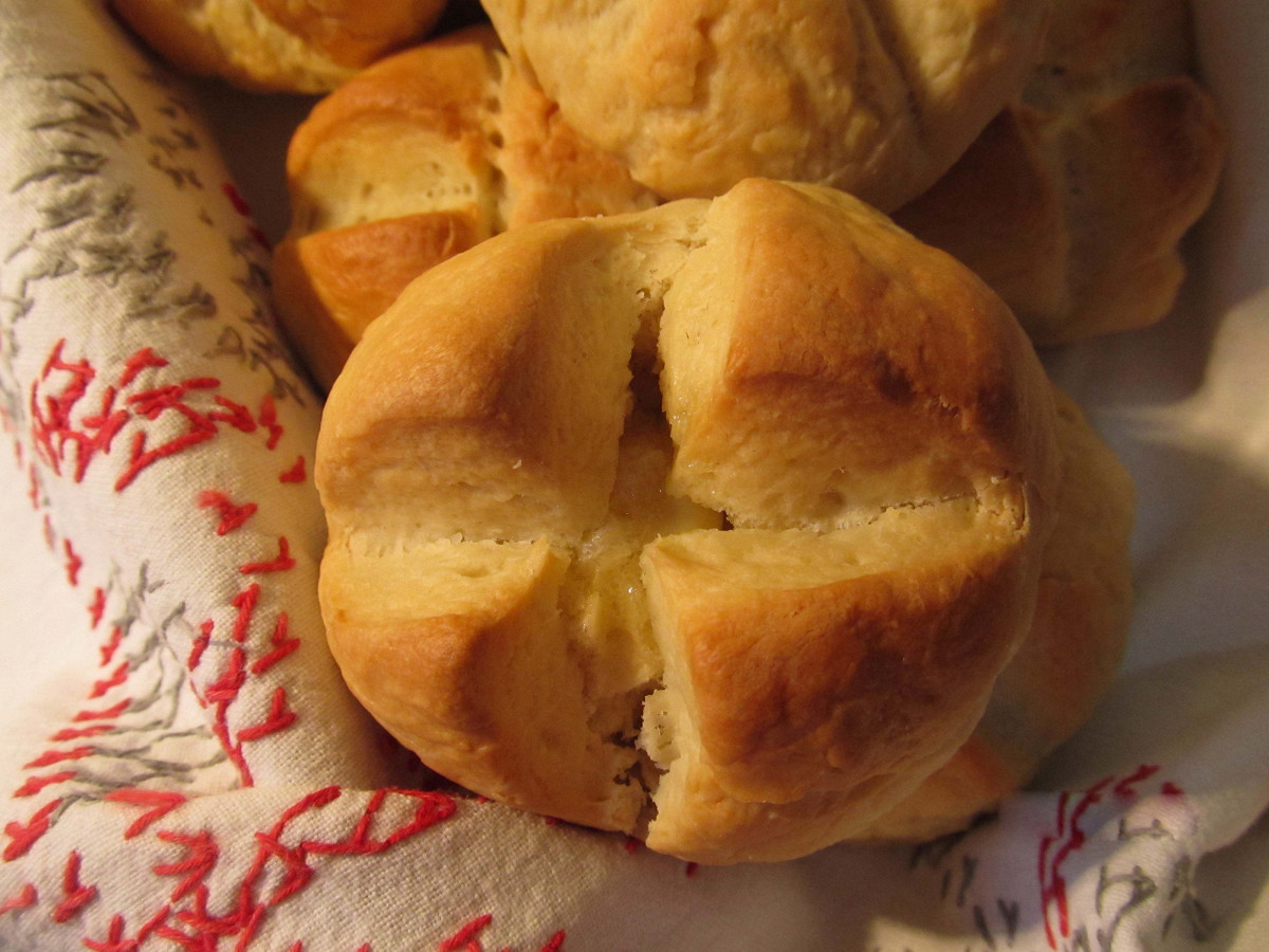 Фото рецепт Молочные булочки к завтраку