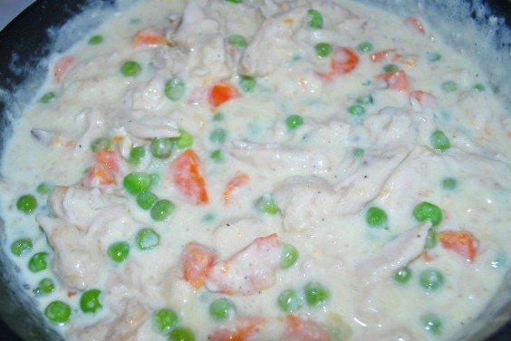 Фото рецепт Фрикасе из куриного филе