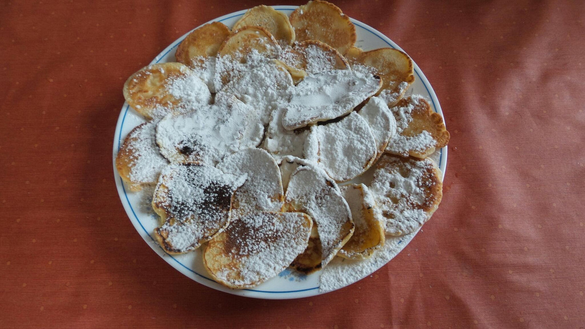 Фото рецепт Оладьи на молоке