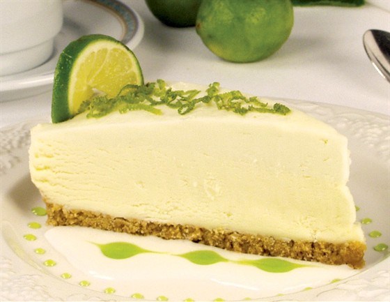 Фото рецепт Творожный торт с лаймом