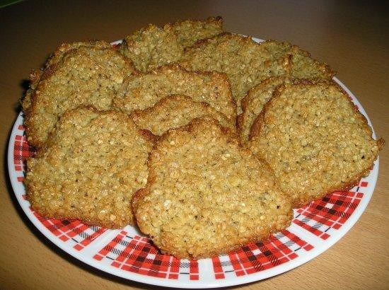 Фото рецепт Печенье из овсяных хлопьев