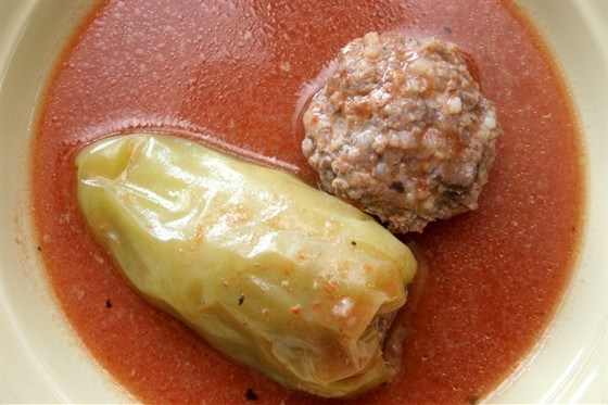 Фото рецепт Перец, фаршированный мясом