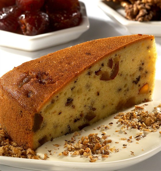 Фото рецепт Апельсиновый кекс с апельсиновым соком