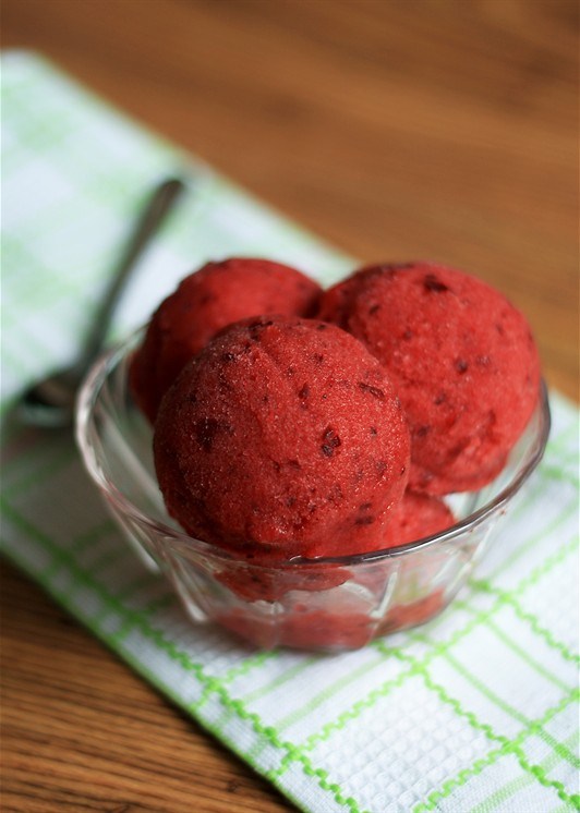 Фото рецепт Сливовый сорбет