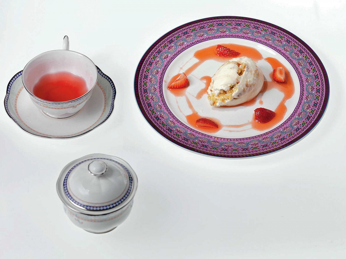 Фото рецепт Чизкейк с клубникой