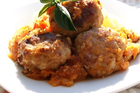 Фото рецепт Ежики из свиного фарша