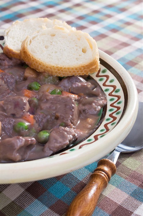 Фото рецепт Говядина с овощами по-бургундски