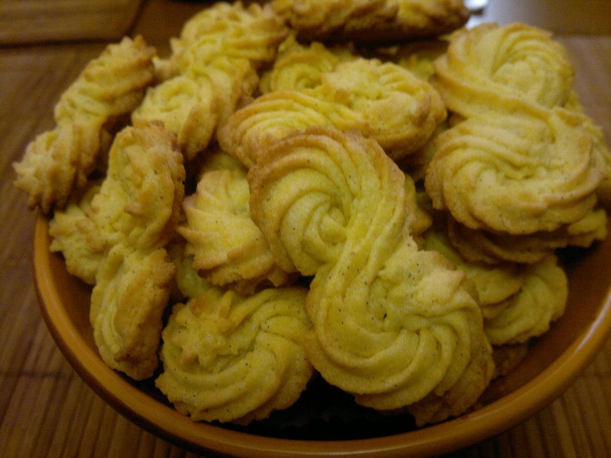 Фото рецепт Печенье из поленты