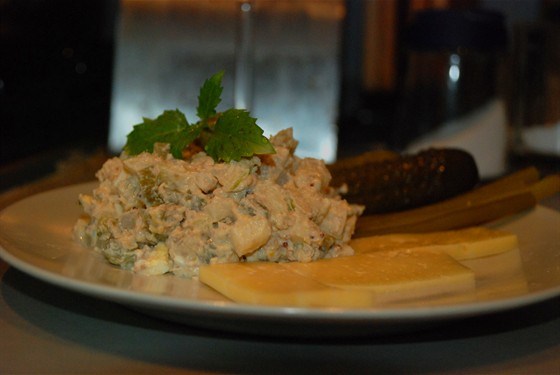 Фото рецепт Латвийский салат «Рассолс»