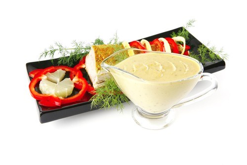 Фото рецепт Сливочно-лаймовый соус для рыбы