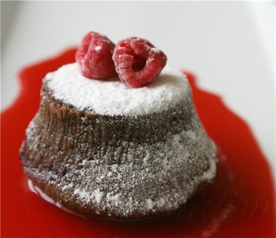 Фото рецепт Тортино с горячим шоколадом