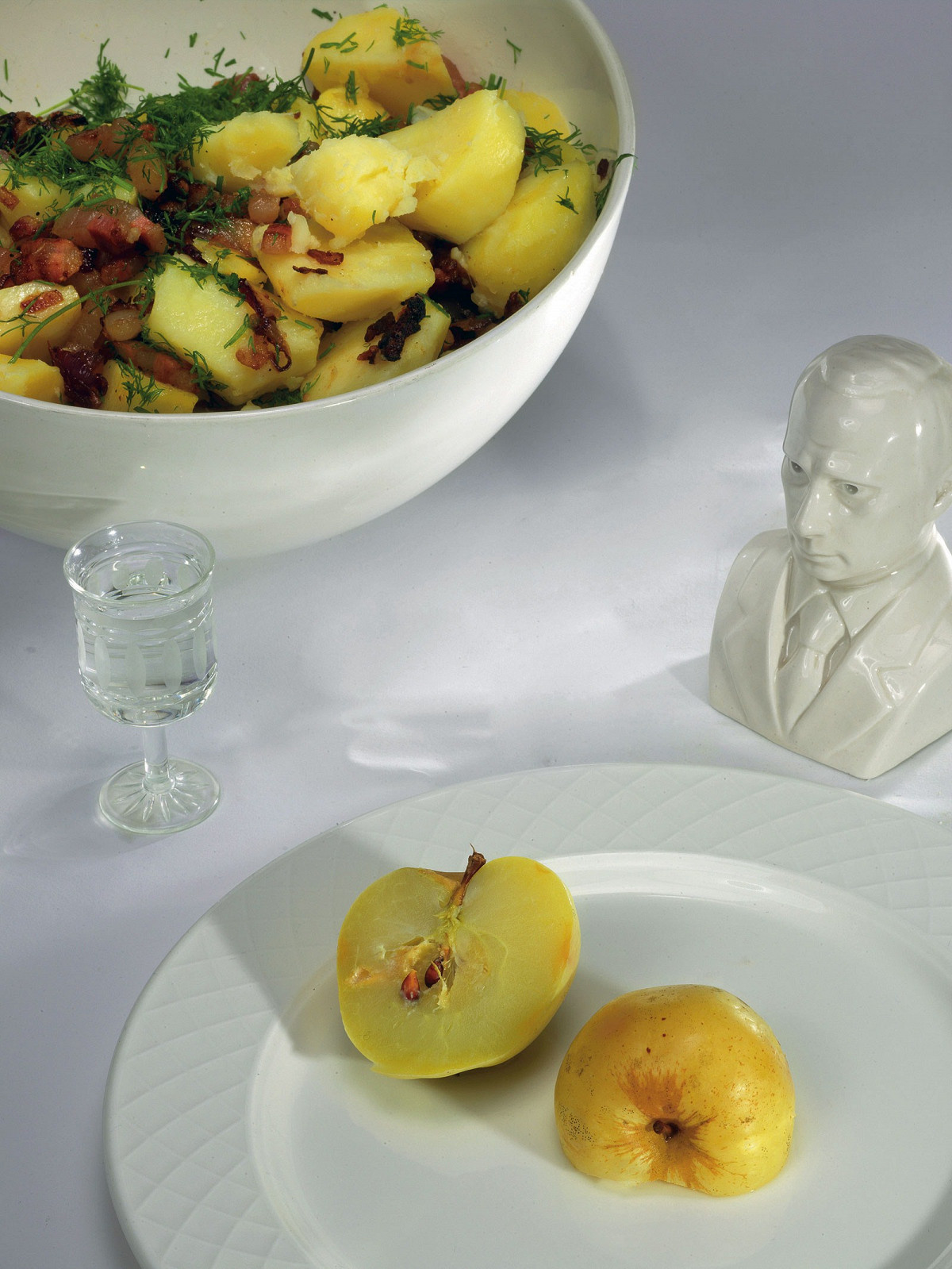 Фото рецепт Картофель со шкварками