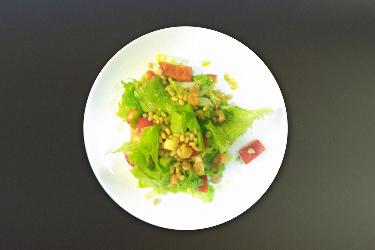 Фото рецепт Салат с креветками и авокадо