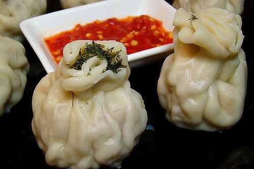 Фото рецепт Хинкали с грибами