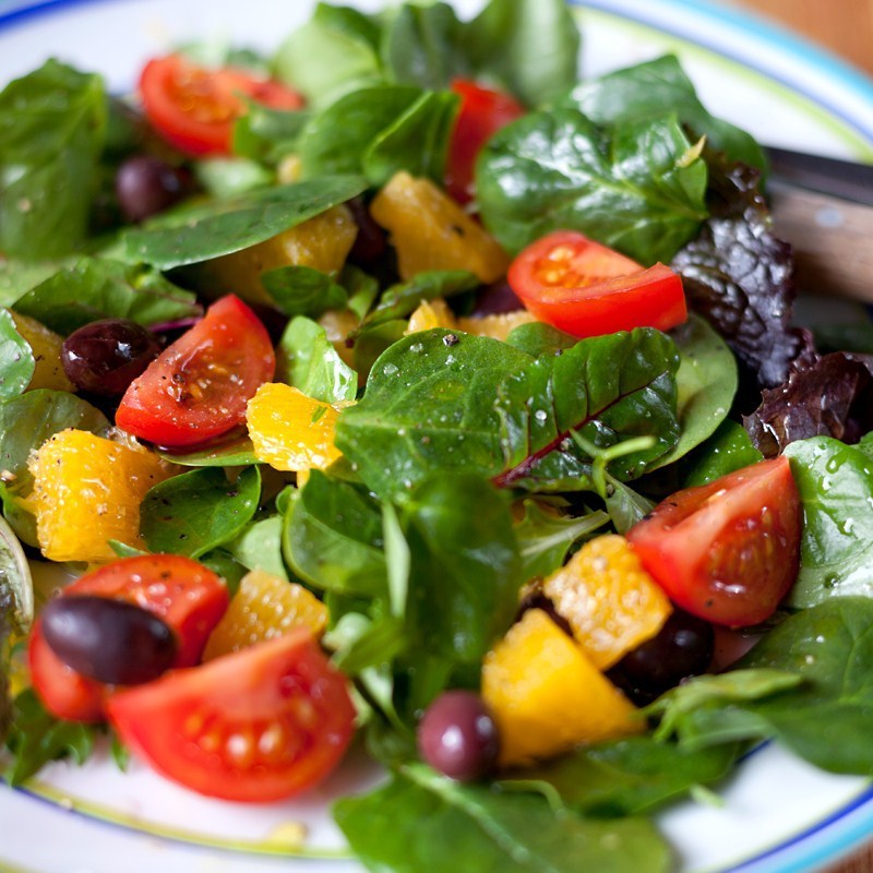 Фото рецепт Салат из арагонских маслин и валенсийских апельсинов