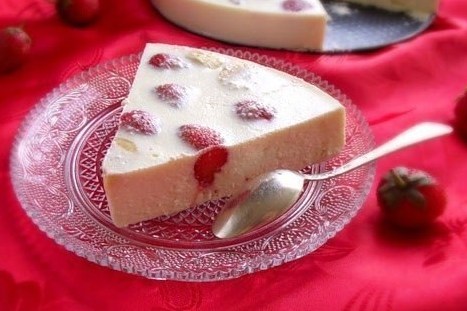 Фото рецепт Творожно-фруктовый десерт с сахаром