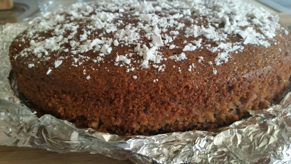 Фото рецепт Манник с вареньем