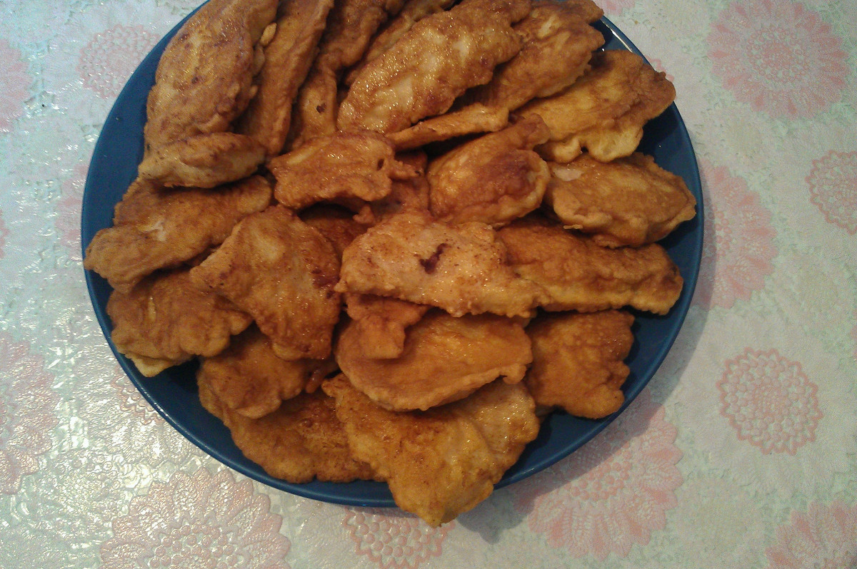 Фото рецепт Куриные грудки в остром кляре