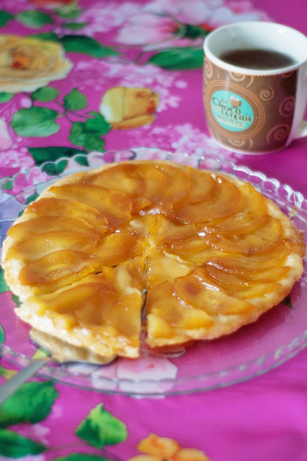 Фото рецепт Тонкий тарт татен