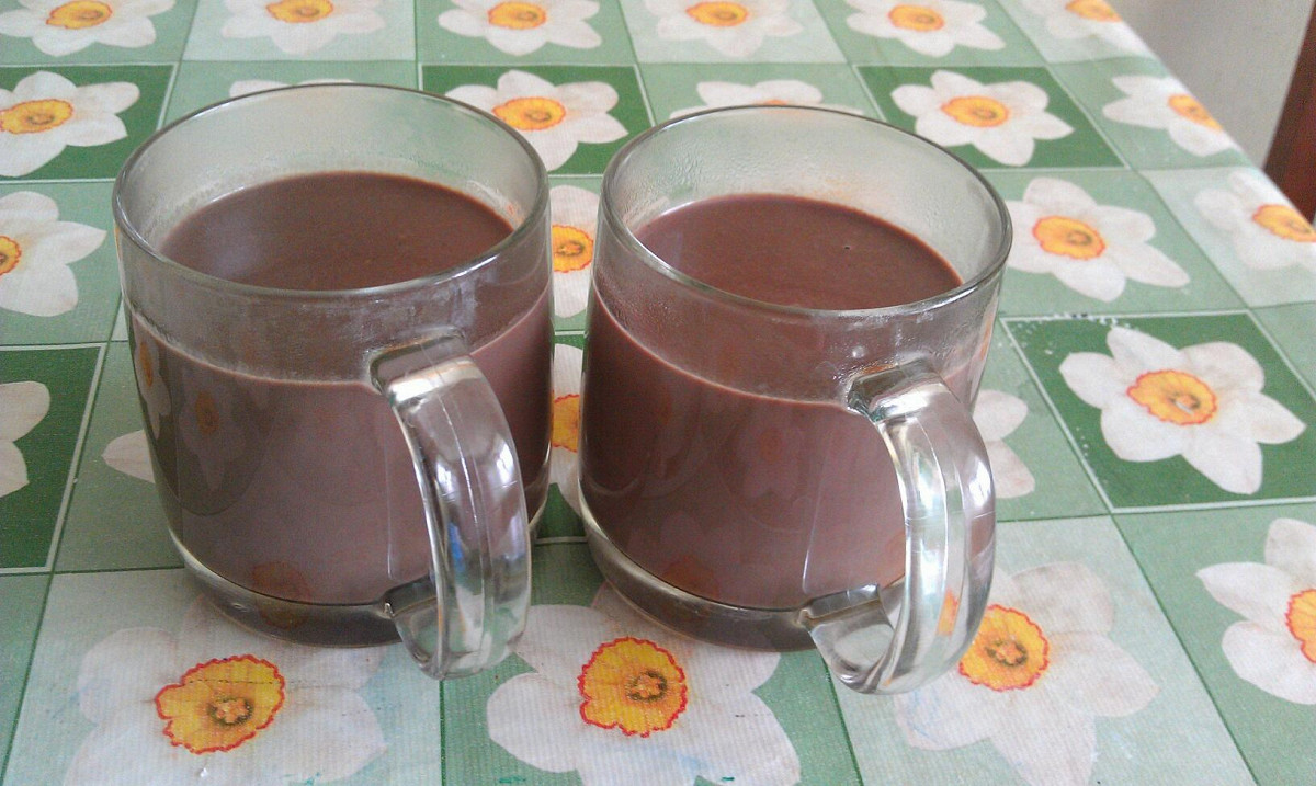 Фото рецепт Горячий густой шоколад