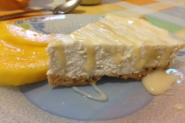 Фото рецепт Фитнес-чизкейк