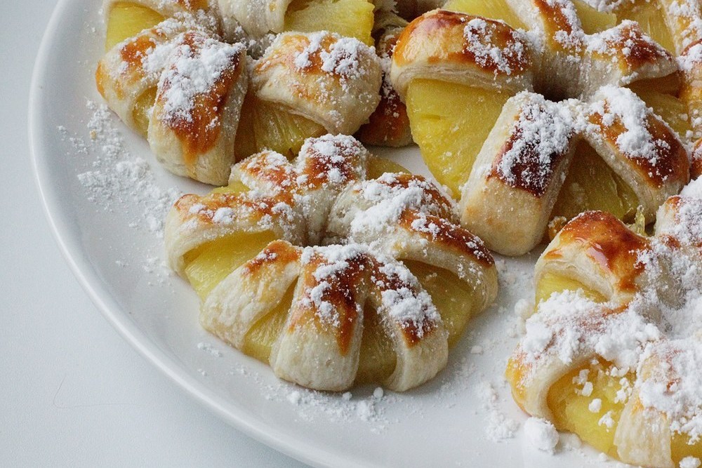 Фото рецепт Ананасовая хризантема