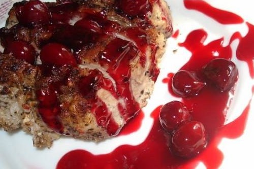 Фото рецепт Вишневый соус с петрушкой к мясу