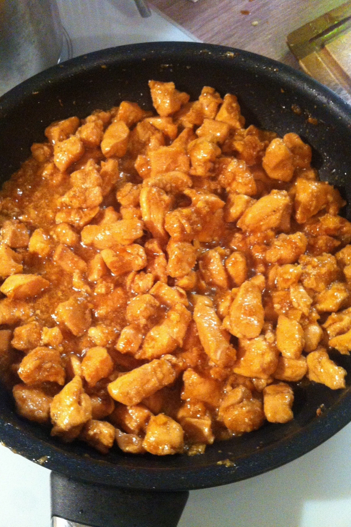 Фото рецепт Курица по-восточному с медом и имбирем