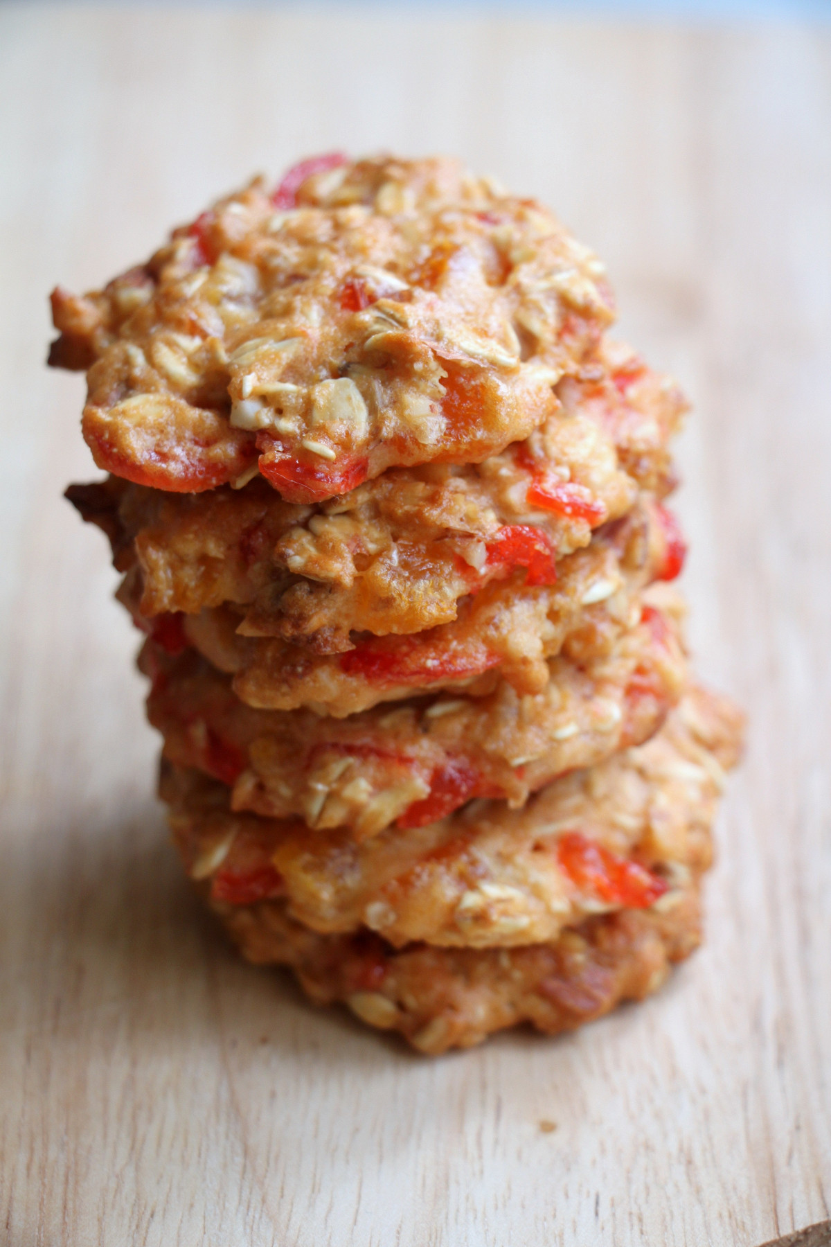 Фото рецепт Овсяное печенье с сушеным кумкватом без сахара и муки