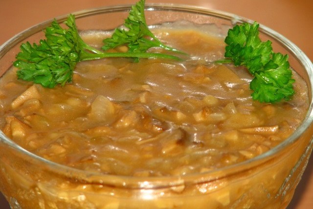 Фото рецепт Соус из сухих грибов