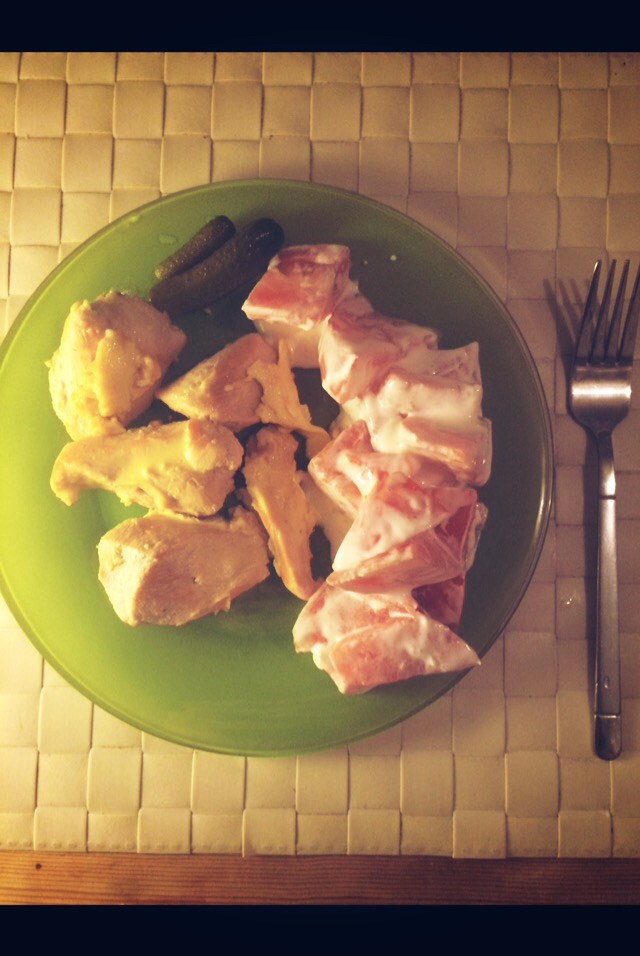 Фото рецепт Курица, тушенная в сметане